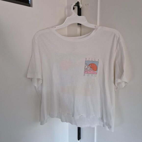 White Billabong crop top #croptop - Picture 1 of 3